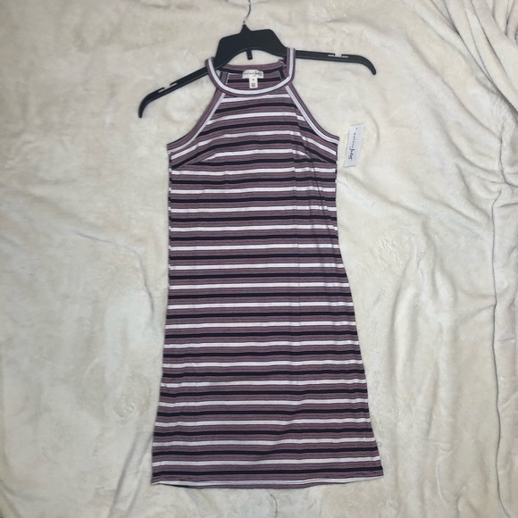 NWT Maison Jules Striped Knit Dress Sz XS - Picture 3 of 6